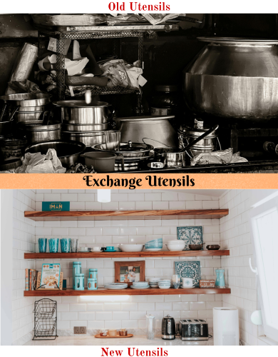 exchange utensils